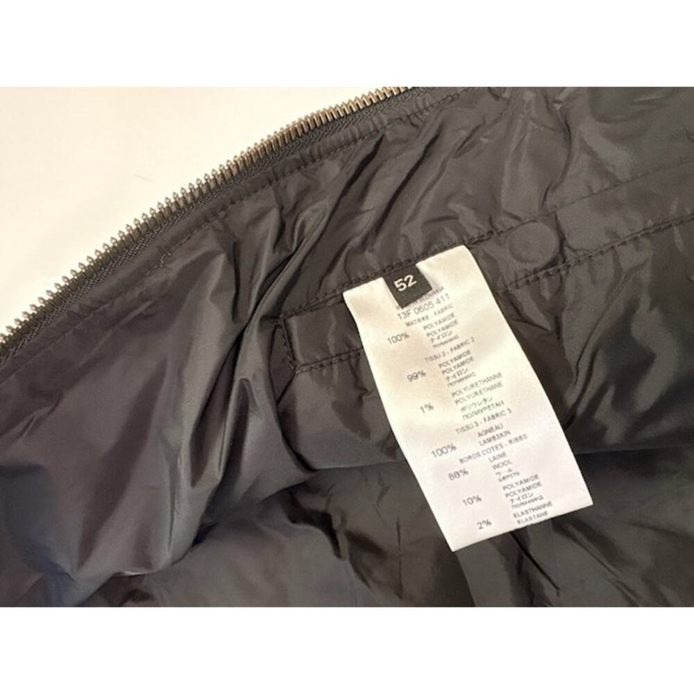 Givenchy Plaid Down Quilted Vest Full-Zip Pockets Black/Multicolor Mens Size 52 - Picture 12 of 16